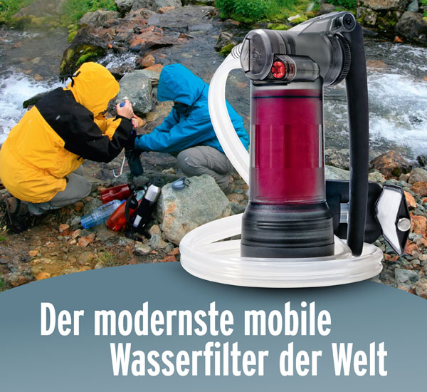 MSR Guardian Purifier - der preisgekrnte Outdoor Wasserfilter fr Globetrotter, Wanderer und Krisenvorsorge