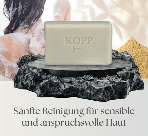  Kopp pur Heilerde Gesichts- und Krperseife 