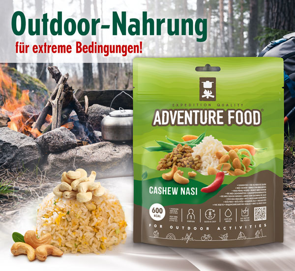 Adventure Food   Reis mit Cashewnssen