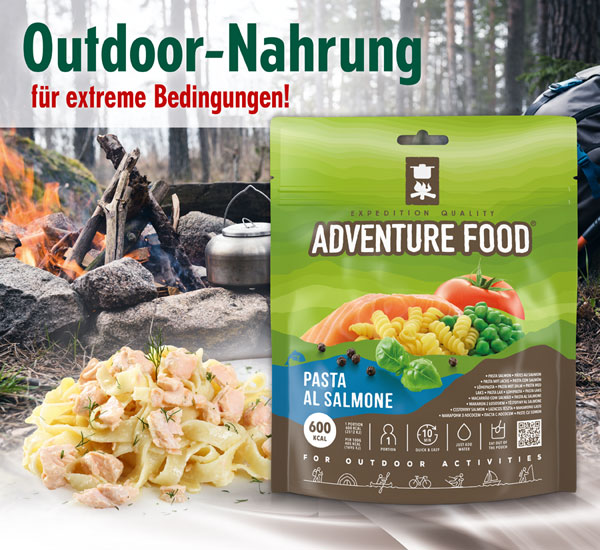 Adventure Food   Pasta mit Lachs