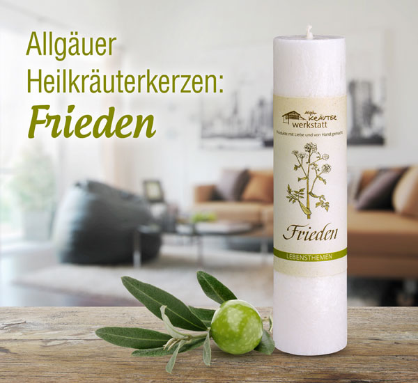 Allguer Heilkruterkerze Frieden