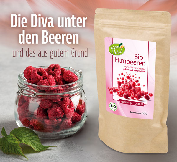 Kopp Vital  Bio-Himbeeren gefriergetrocknet