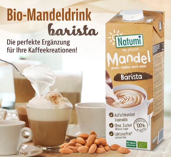 4er-Pack Natumi   Bio-Mandeldrink Barista