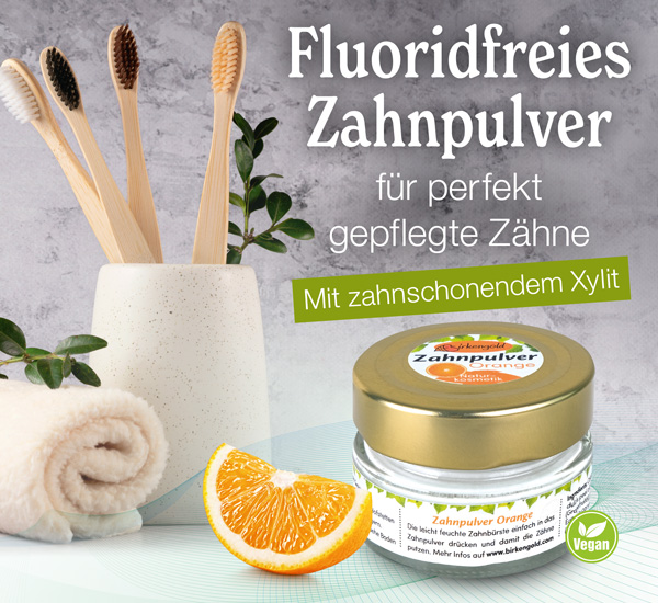 Birkengold ®  Zahnpulver Orange