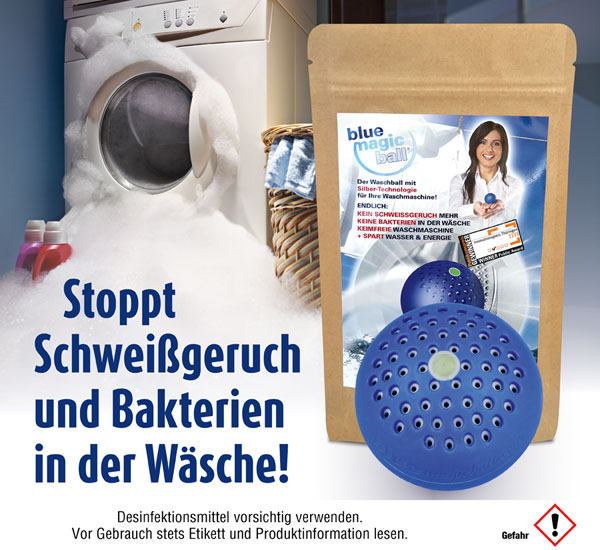 BlueMagicBall Reinigungskugel mit Silberionen