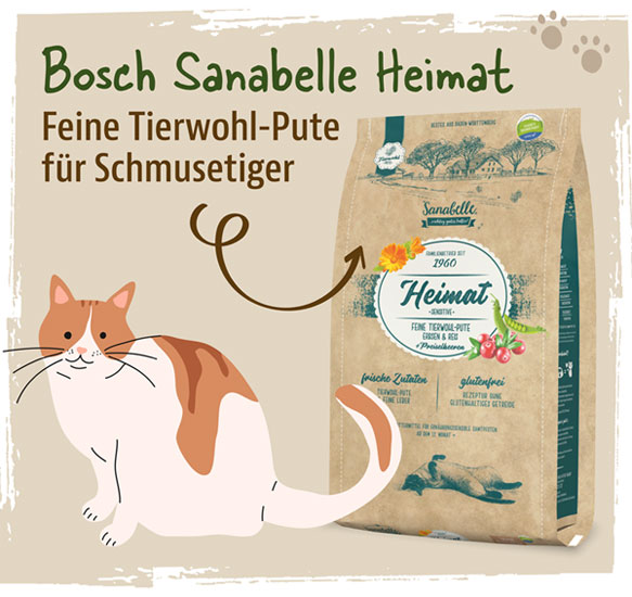3er-Pack Bosch Sanabelle Heimat Sensitive Pute
