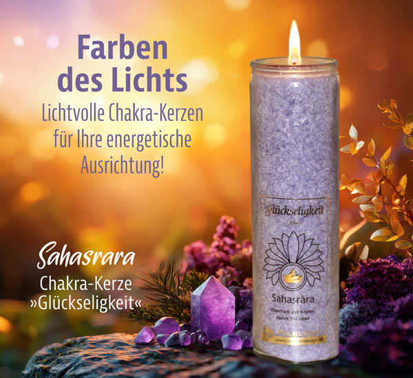  Chakra-Kerze Glckseligkeit 