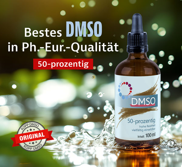 Kopp DMSO 50-prozentig 100 ml / 99,9 % rein / Ph. Eur. / Pipettenflasche