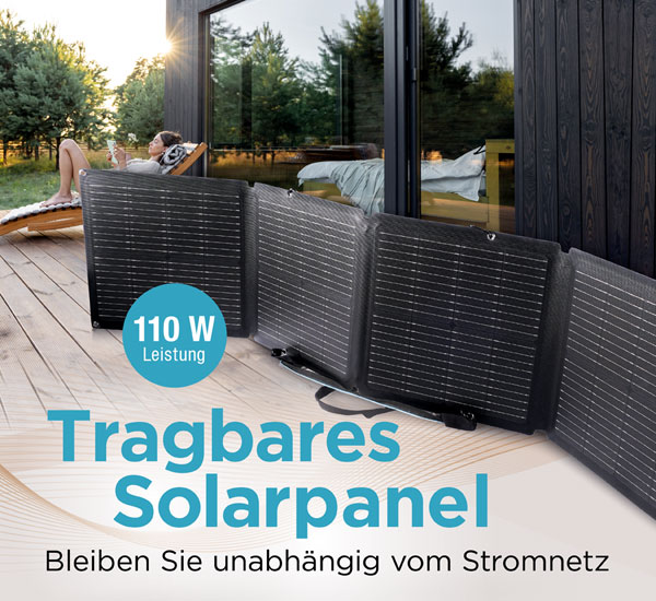 EcoFlow Solarpanel 110 W - Wie neu