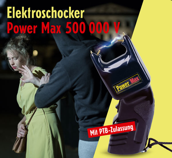 Messer Waffenhandel, Power Max ELEKTROSCHOCKER STUN GUN 500K V