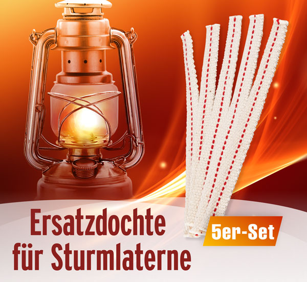 5er-Pack Ersatzdochte fr Sturmlaterne