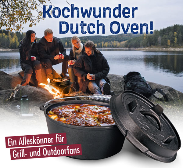 Feuertopf / Dutch Oven / Gusseisen / 8 L - Sehr gut