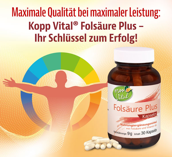 Kopp Vital   Folsure Plus Kapseln mit Vitamin B6 hochdosiert