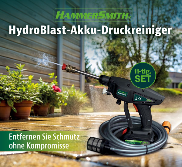  Hammersmith   HydroBlast-Akku-Druckreiniger 