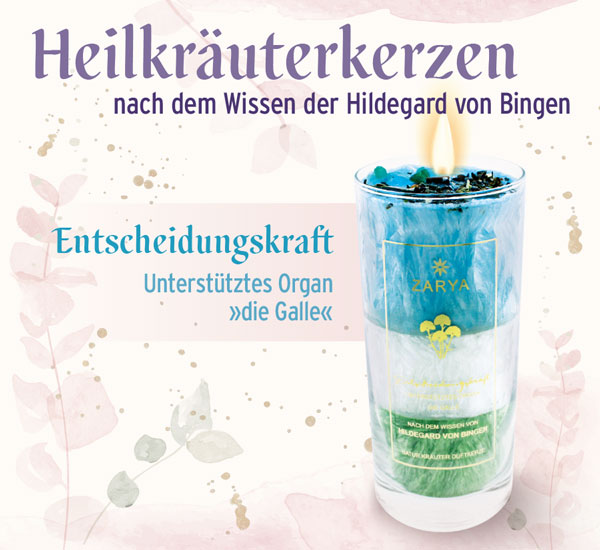 Heilkruterkerze Entscheidungskraft - Wie neu