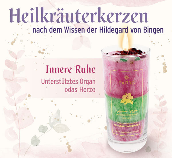 Heilkruterkerze Innere Ruhe - Wie neu