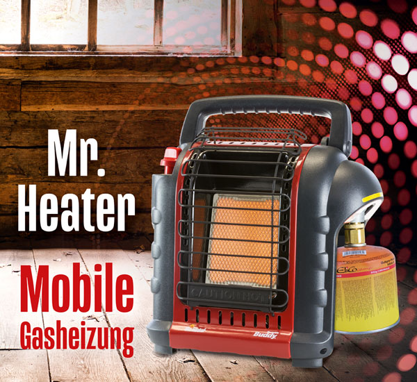 Mr. Heater Mobile Gasheizung inkl. Umrüstschlauch für Gasflasche