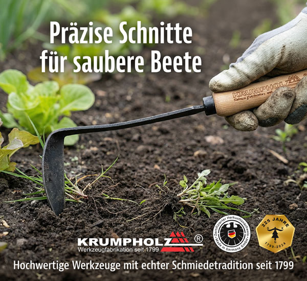 Krumpholz� Japanische Sichelhacke mit Eschengriff