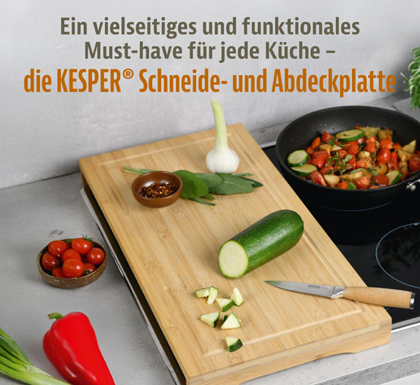  KESPER Schneide- und Abdeckplatte Bambus  