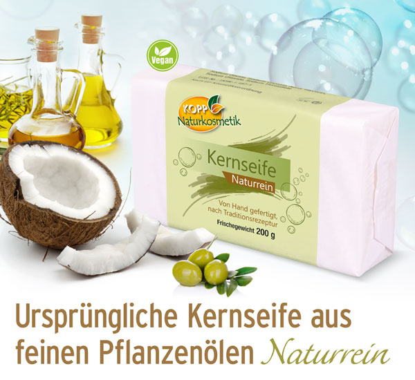 Kopp Naturkosmetik Kernseife 200 g - vegan