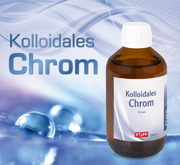 Kolloidales Chrom Konzentration 50 ppm - 250 ml