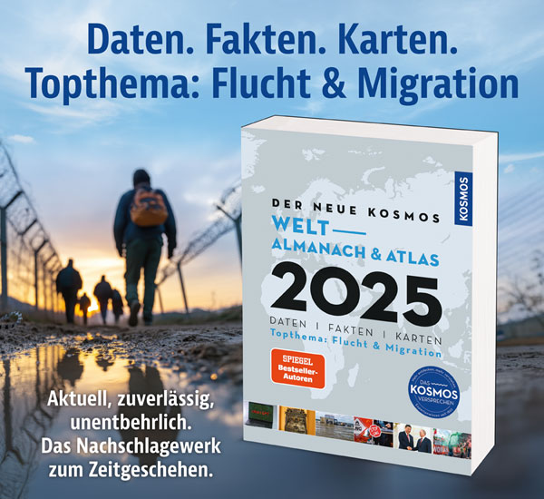 Der neue Kosmos Welt-Almanach & Atlas 2025