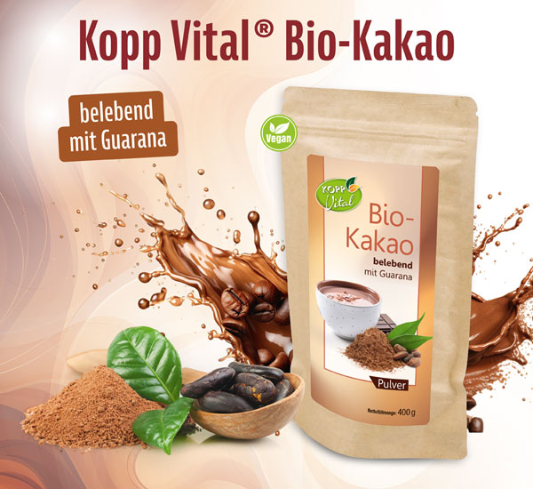 Kopp Vital   Bio-Kakao belebend Pulver