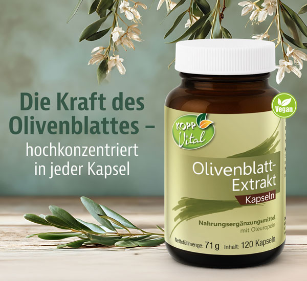 Kopp Vital   Olivenblatt-Extrakt / 400 mg / 120 Kapseln