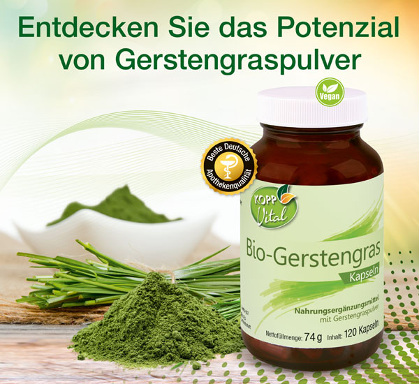 Kopp Vital   Bio-Gerstengras Kapseln