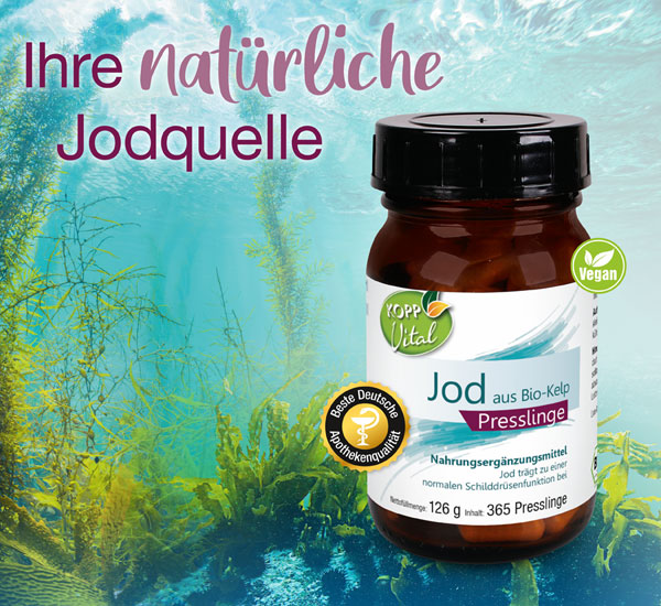 Kopp Vital   Jod aus Bio-Kelp Presslinge