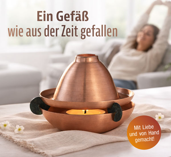 Kupfer-Duftlampe