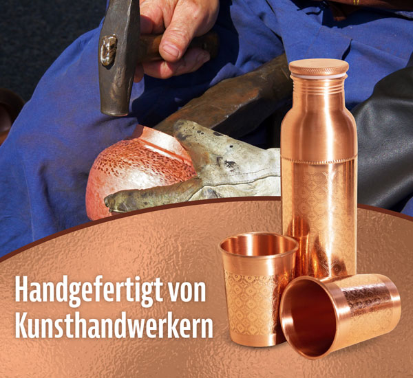 Kupfer-Geschenkset Mosaik - Flaschen & Behälter Outdoorküche Outdoor &  Survival - Kopp Verlag