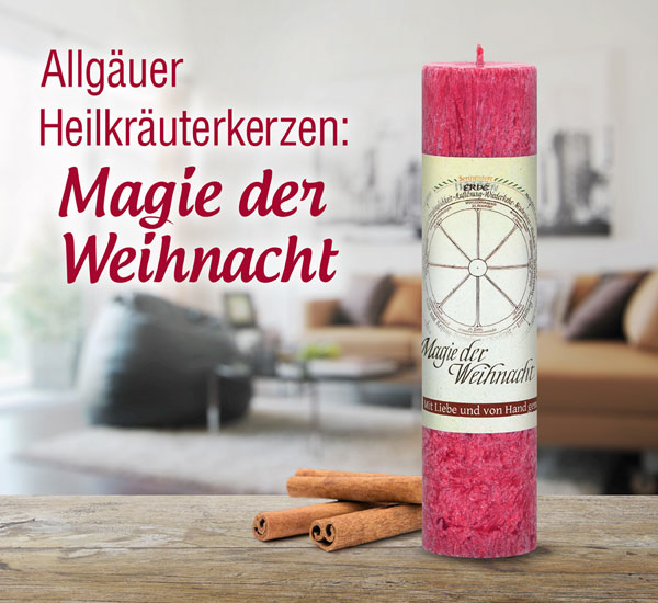 Allguer Heilkruterkerze Magie der Weihnacht