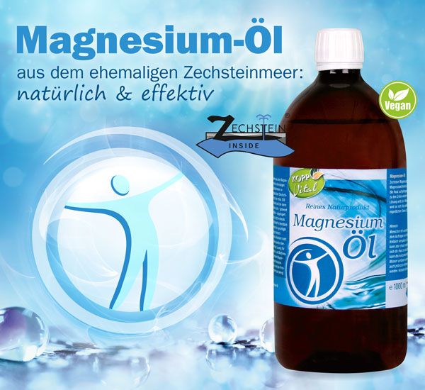 Kopp Vital ®  Magnesium-Öl 100 % Zechstein 1000 ml - vegan