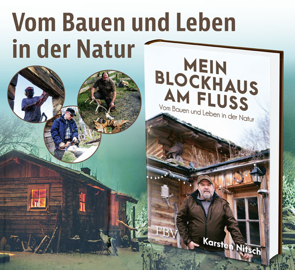 Mein Blockhaus am Fluss