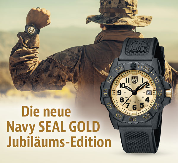 Navy SEAL GOLD Limited Edition 45 mm Diver Watch - 3505.GP.SET