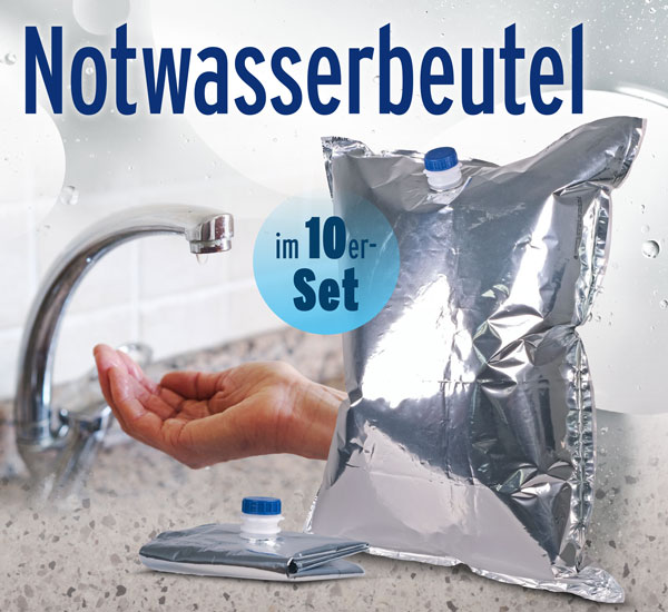 10er-Set Notwasserbeutel à 20 Liter