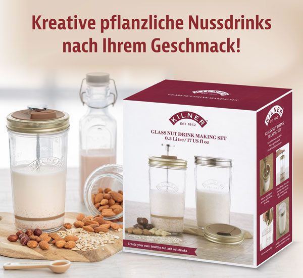 Kilner  Nussdrink-Herstellungsset