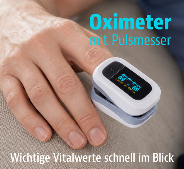 Puls-Oximeter mit Akku