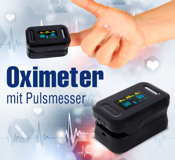 Puls-Oximeter - schwarz