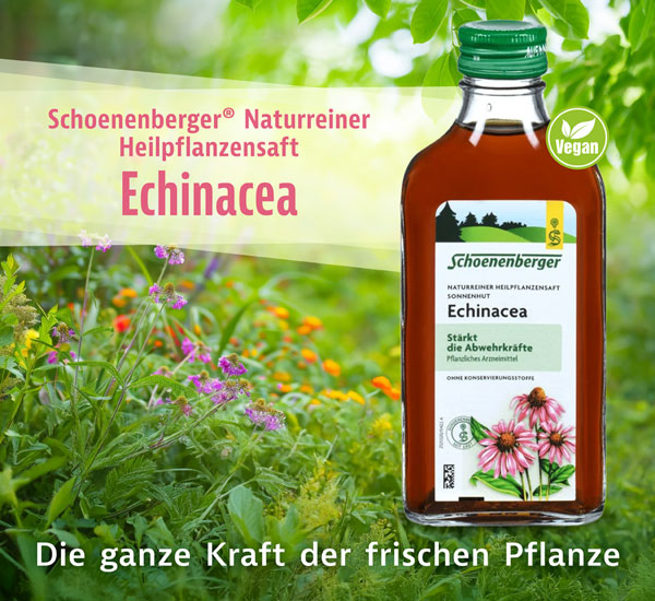Schoenenberger Naturreiner Heilpflanzensaft - Echinacea