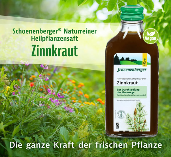 Schoenenberger Naturreiner Heilpflanzensaft - Zinnkraut