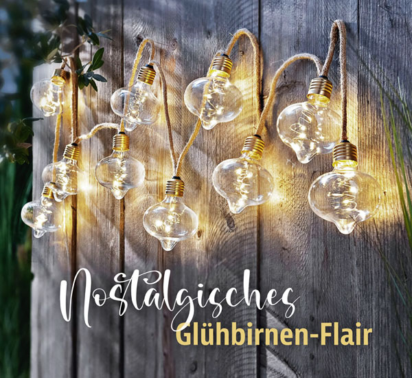 Solar-Lichterkette Vintage