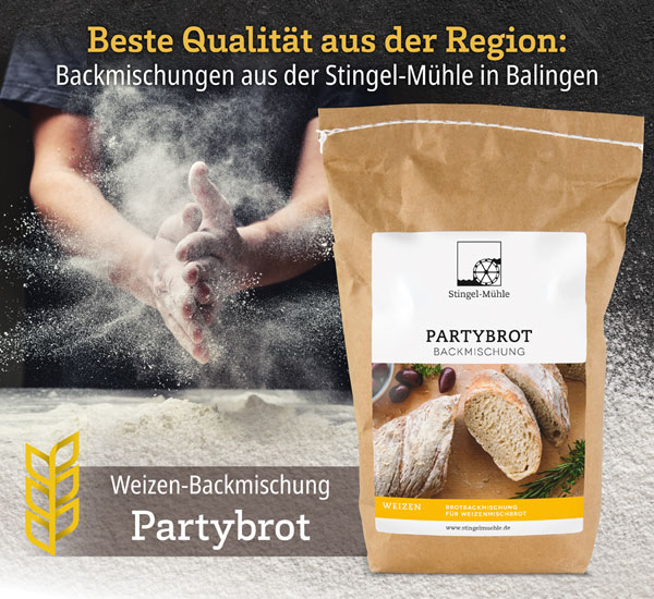 Partybrot Weizen-Backmischung