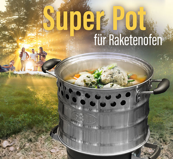 Super Pot fr Raketenofen