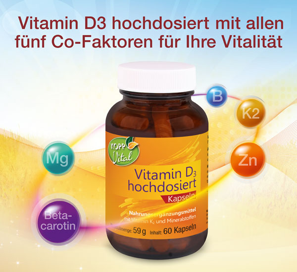 Kopp Vital  ®  Vitamin D3 hochdosiert