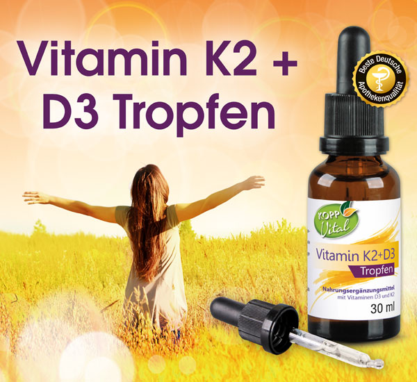 Kopp Vital Vitamin K2 + D3 Tropfen