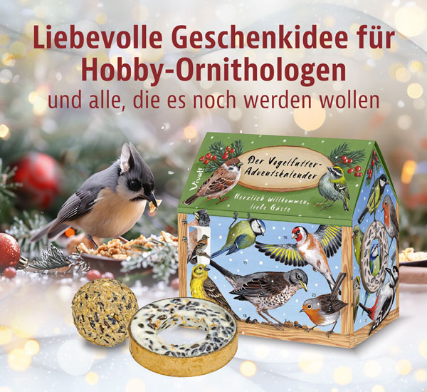 Der Vogelfutter-Adventskalender Herzlich willkommen, liebe Gste  