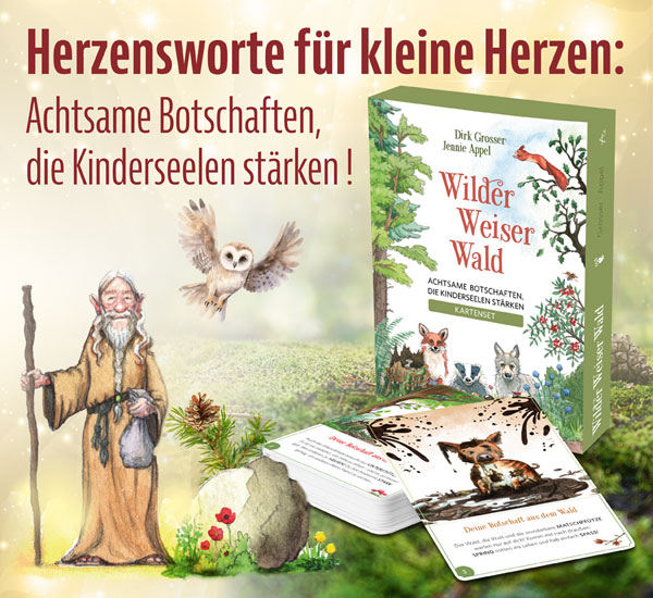 Wilder Weiser Wald - Kartenset fr Kinder