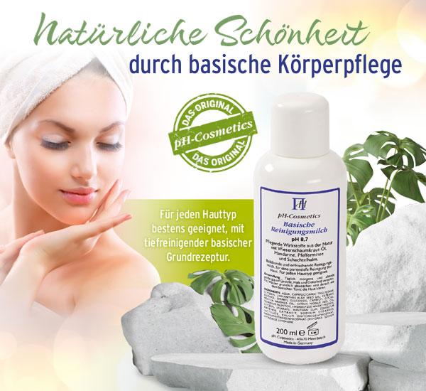 Basische Reinigungsmilch (pH 8,7) 200 ml